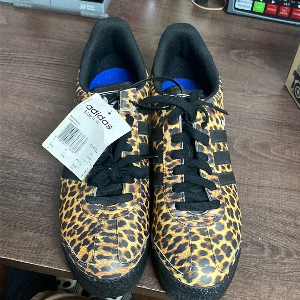 Adidas Men's Leopard Print Sneakers